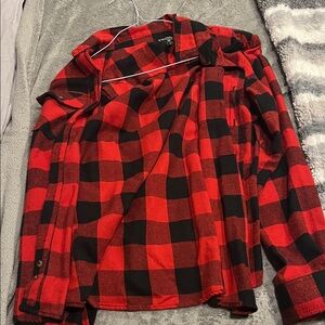 Mens red flannel